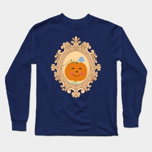 Autumn The Happy Pumpkin Long Sleeve T-Shirt